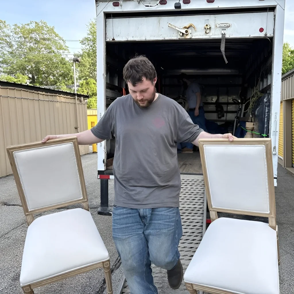 Image showing furniture being donated.