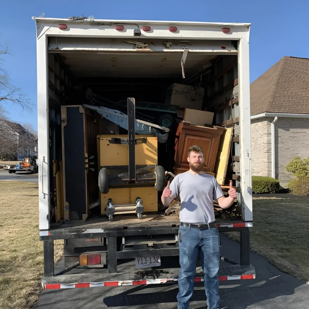 Image showing furniture materials being recycled.