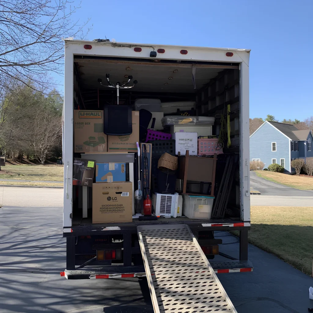 Image showing items prepared for a donation drop-off.