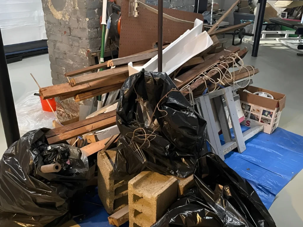 Image representing a cluttered home before a cleanout.