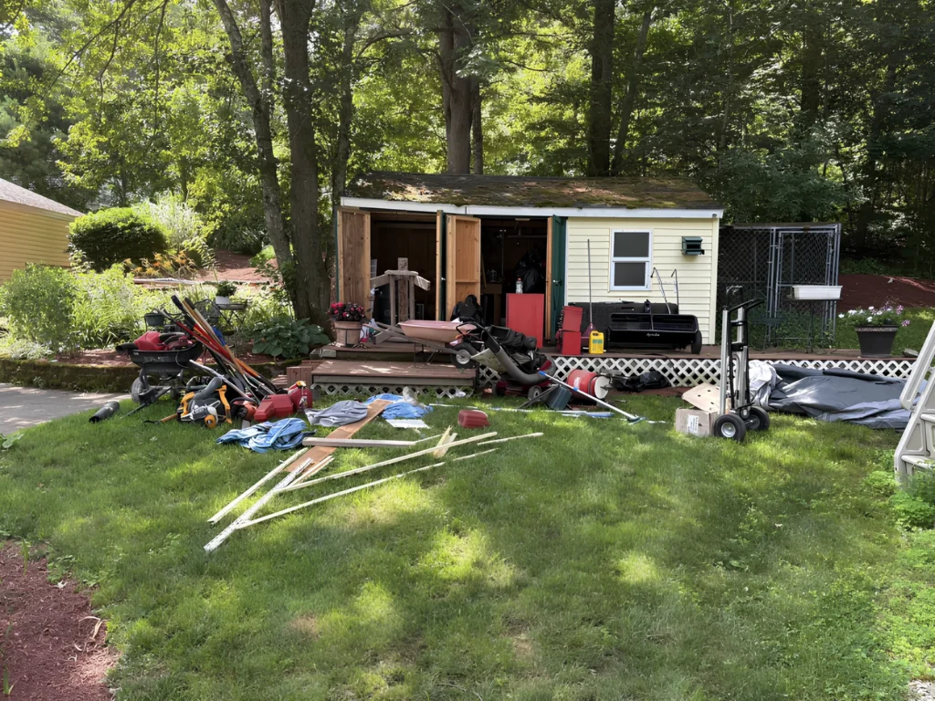 Image showing a cluttered Shrewsbury home ready for a cleanout.