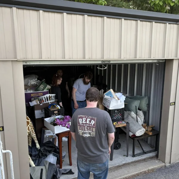 Image showing a team assessing junk removal project.